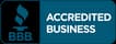 Better Business Bureau accredited business badge for Maple Leaf Flooring