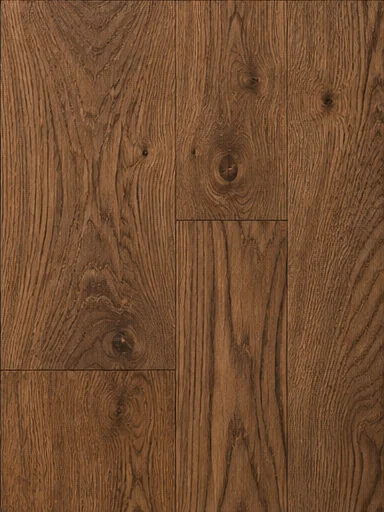 Illustrative warm brown wood-look sample