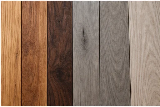 Illustrative hardwood selection detail: colour